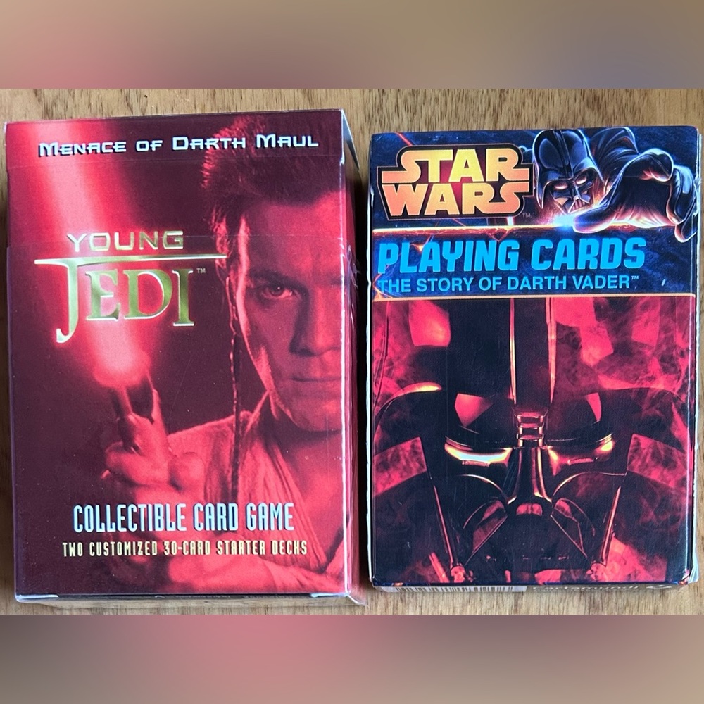 Star Wars Collector Cards: Young Jedi - 1999 & Playing Cards - 2018
